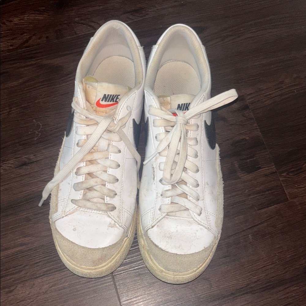 Nike Classic White and Black Shoes